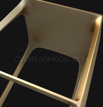 Chair (STUL_0017) 3D model for CNC machine